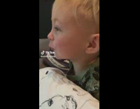 Collab ClipsIG - Kid tells mom he loves her and her boobs 