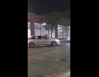 Man on motorcycle blasts let it go