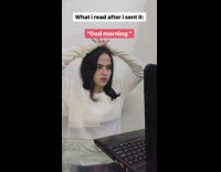 Girl finds typo in email after sending 