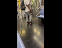Collab Subway Creatures - Man with pet snake wrapped on hand