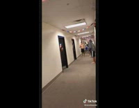 Guys pretend to be sassy girls hallway college