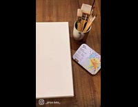 Artist draws and paints chanel perfume bottle 