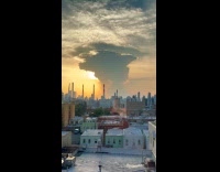 Submitter shows explosion like clouds