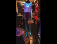 Collab BitchIG2 - Timelapse of fiber optic light vest made by woman