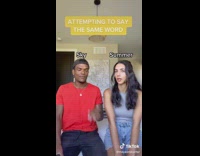 Couple plays the word challenge on tiktok