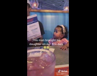 Man Chooses Food for Baby and Feeds it