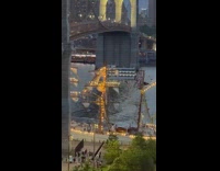 Mexican tall ship hits the Brooklyn bridge Part 5
