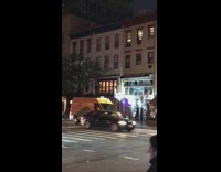 Apartment windows flash lights 