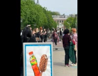 Collab IITW - Woman in grunge outfit doing dance cover video shoot at the park