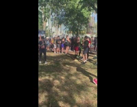 Woman selfie with medal marathon