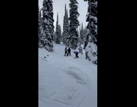 Guy blue jacket ride snowboard hell yeah