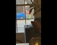 Girl Ariel costume blue car selfie mermaid 