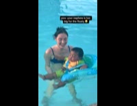 Chubby baby too heavy for floater