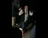 Collab Kale Salad IG - Guys jump break wooden floors on patio