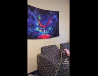 Guy pushes yellow string breaks physics 