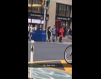 Band old medieval clothes with drums on street
