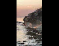 Collab IITW - Woman fairy costume with drums at beach