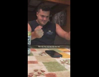 Guy magic trick pulls paper balls out of mouth 