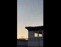 Couple sees falling comet 