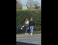 Two Blonde Girls Give Up Filming Video 