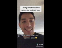 Doing what hispanic moms do to their kids