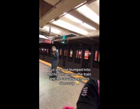 Collab ClipsIG - Michael Myers dancing at the train station