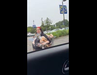 Collab Clips MPUGC - Guy asks woman for bread full cart