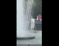 person with white paint and bridge on head