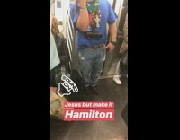 jesus but make it hamilton man singing