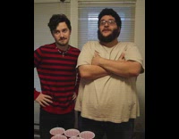 Guys lose bet at beer pong game and have to make out 