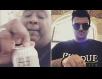 Purdue university shirt guy wins chug challenge