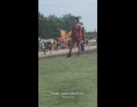 Woman red dress pictures festival