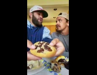 Collab BS Media - Two Men Film Dessert Mukbang and Moan 