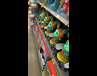 Group of friends all press music sound recording toy 