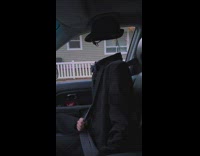 Headless person in suit costume halloween 