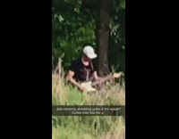 Collab BitchMP - Random guy playing guitar in woods 
