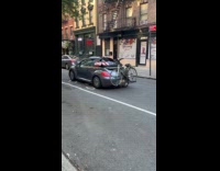 Man drives at street play loud music