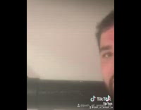 Guy eats cotton in the wall