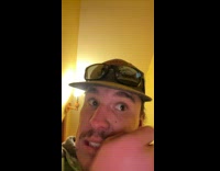 Guy creeped out by funny walking cats 