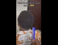 Guy brushes hair to hard gets slapped