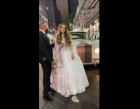 Random woman compliments newly wed 