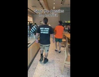 Men Waits by Counter then Walks in Café