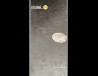 Bloody handrail in train 