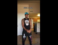 Guy does dougie at varying levels of effort 