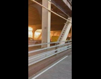 Cargo Truck in Fire Under Bridge Passage