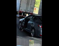 Collab WINY - Man drive car in highway with missing door