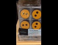 Pecan chocolate looks sad inside the pack