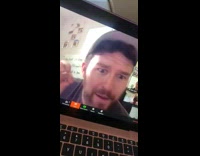 Zoom dog aggressive professor meeting pt2