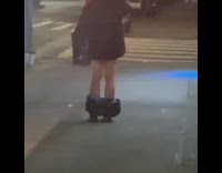 Guy is standing with pants down