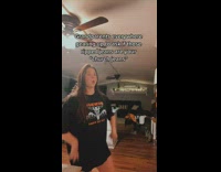 Collab BitchIG2 - Girl black shirt dancing in room